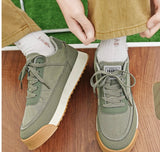 Xajzpa Spring new soft bottom anti slip fashionable versatile lightweight sports board shoes comfortable breathable casual men's shoes