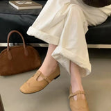 Xajzpa New Style Fashion Women's Flat Loafers Shoes Casual Sneakers Shallow Mary Jane Shoes Sandals Walking Leather Zapatos De Mujer