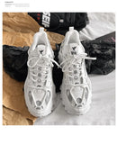 Xajzpa Men's Vulcanized Shoes Luxury Sneakers Harajuku Chunky Sneakers Autumn Running Footwear Male High Fashion Zapatos Hombre