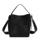 Xajzpa - Bucket Shoulder Side Bags for Women 2023 Female Designers Trend Small Leather Crossbody Bag Handbags and Purses