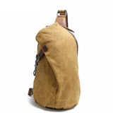 Crossbody Bag for Men Messenger Chest Bag Pack Casual Bag Waterproof Canvas Single Shoulder Strap Pack