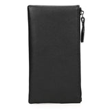 Xajzpa Leather Men Clutch Wallet Genuine Leather Zipper Business Men Day Bag Large Capacity Card Holder Purse Man Phone Pouth