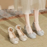 Xajzpa Shallow Mouth Beige High Heels Velvet Shoes Women 12cm Flock Rubber PU Slides Hoof Velvet Shoes Women Shallow Mouth Beige High H