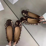 Xajzpa Summer Shoes Ladies Soft Female Footwear Round Toe Bow-Knot 2025 Fashion Women's Shallow Mouth Ballet Flats Dress Butterfly Modi