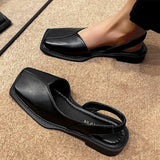 Women Sandals Elegant Women's Sandals Summer 2024 Low Heels Sandals Slip On Summer Shoes For Women Trend Heeled Sandalias Mujer