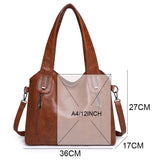 Luxury Shoulder Tote Bag for Women Vintage Handbags High Quality Designer Crossbody Messenger Bag with Large Capacity Hand Bag