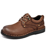 Xajzpa Men Genuine Leather Vintage Loafers Casual Shoes Mens Breathable Driving Flats Fashion Sewing Men Leisure Shoes Sneakers