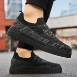 Xajzpa Men's Low Top Casual Shoes  Breathable Casual Shoes Lightweight and Comfortable Loafers Easy To Wear Breathable Mesh Shoes