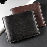 Xajzpa Men's Wallet Genuine Leather Men Wallets Premium Product Real Cowhide Wallets for Man Short Black Walet Portefeuille Homme