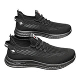 Xajzpa Men's Sneakers Classic Casual Shoes Breathable Mesh Running Sneakers Without Laces Lightweight Men Shoes 2025 Summer New