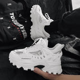 Xajzpa Men's Vulcanized Shoes Luxury Sneakers Harajuku Chunky Sneakers Autumn Running Footwear Male High Fashion Zapatos Hombre
