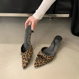 Xajzpa Brand Women Slippers High Heels Sandals Sexy Pointed Open Toe Party Wedding Summer Shoes Woman Soft Outdoor Slides
