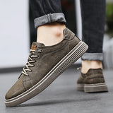 Italian Genuine Leather Casual Shoes Men's Lace Up Oxford Shoes Outdoor Jogging Shoes Office Men's Dress Shoes Large Size 36-47