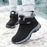 Xajzpa New men's autumn winter thick cotton shoes sporty anti slip wear-resistant simple comfortable multifunctional warm snow boots