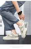 Xajzpa Mens Sneakers Spring Autumn Brand Vulcanized Shoes 2024 Fashion Thick Sole Shoes for Men Male Sport Shoes Tenis Masculino