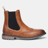 Xajzpa 7-13 leather chelsea boots brand Brogue comfortable fashion boots leather #AL667