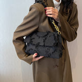Xajzpa - Green Female Shoulder Bags for Women Luxury Pu Leather Crossbody Bag Small Flap Messenger Bag All Match Design Ladies Handbags