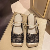 Xajzpa Female Shoes Slippers Casual Cover Toe Slides Luxury Fashion Mary Janes Bling Female Shoes Ladies' Slippers Cover Toe Luxur