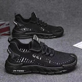 Xajzpa Men's Work Shoes 2025 New Sle Breathable Slip-On Anti-Slip Wear-Resistant Casual Sports Shoes Thick Bottom Labor Protection