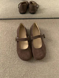 Xajzpa Shoes Rubber Slippers Slipers Women Shallow 2025 Round Toe Mary Janes Shallow Female Shoes Rubber Slippers 2025 Mary Janes Round