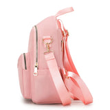 Women Backpack Casual Leisure Solid Color Multifunction Computer Travel School Bags for Teenage Girls Female Shoulder Bag