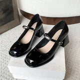 Xajzpa Shoes Sandals Ladies Beige High Heels Mary Jane Brief Pumps Shallow Mouth African Retro Spring Latest 12cm Lolita Sweet