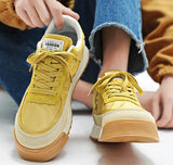 Xajzpa Spring new soft bottom anti slip fashionable versatile lightweight sports board shoes comfortable breathable casual men's shoes