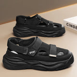 Xajzpa Men's New Breathable Thin Shoes Fashion Men's Casual Sandals Outdoor Non Slip Beach Sandals Male Platform Sandalias 2025