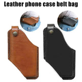 Xajzpa Soft PU Leather Phone Case for Men Pouch Belt Waist Bag for iPhone Huawei Xiaomi Loop Holster Case Wallet Purse Phone Holder