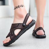 Xajzpa Slippers for Men Summer Comfortable Breathable Casual Soft Men's Sandals Fashionable and Versatile Beach Shoes Mens Slippers