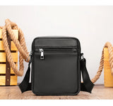 Xajzpa Casual Style Shoulder Bags for Men Designer Luxury Brand Crossbody Bags Men Male Leather Messenger Bags Mini Bag Cowskin