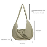 Xajzpa Large capacity Crossbody Bag for women's niche new versatile underarm Hobos bag casual sports style single shoulder Hobo Bags