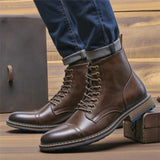 Xajzpa Men Ankle Boots Fashion Brand Comfortable Casual Men Boots