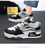 Xajzpa Mens Sneakers Spring Autumn Brand Vulcanized Shoes 2024 Fashion Thick Sole Shoes for Men Male Sport Shoes Tenis Masculino