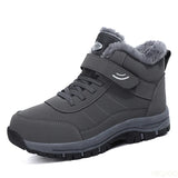 Xajzpa New men's autumn winter thick cotton shoes sporty anti slip wear-resistant simple comfortable multifunctional warm snow boots