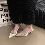 Xajzpa New Women's Summer Classic Champagne Black Banquet Wedding Shoes Sexy Rhinestone Satin Pointed Toe High Heel Sandals for Women
