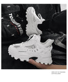 Xajzpa Men's Vulcanized Shoes Luxury Sneakers Harajuku Chunky Sneakers Autumn Running Footwear Male High Fashion Zapatos Hombre