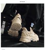 Xajzpa Men's Vulcanized Shoes Luxury Sneakers Harajuku Chunky Sneakers Autumn Running Footwear Male High Fashion Zapatos Hombre