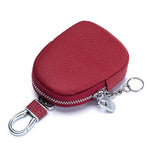 Xajzpa  New Leather Coin Purse Small Women Change Wallet Personalize Mini Key Ring Pouch earphone Storage Bag girls Gift