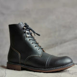 Xajzpa 39-48 Genuine leather Men Boots Comfortable Fashion Brand Ankle Boots