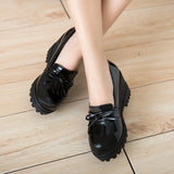 Xajzpa Round Toe Beige High Heels Tassel Women Shoes 2025 Spring Pumps Basketball Platform Sandals Ladies Shallow Mouth Lace-Up Clogs O