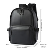 Xajzpa Men Leather Laptop Backpack Large Antitheft Travel Backpack High Quality Fashion Knapsack Bags for Male