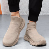 Xajzpa Shoes For Women Designer Sock Shoes Men Tenis Socks Sneakers Non-slip Thick Soled Zapatillas Breathable Female Light Luxury Shoe