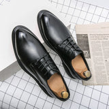Xajzpa Men's Business Casual Leather Shoes, Formal Tennis Shoes, Moccasin Shoes, Knight Shoes Designer Style