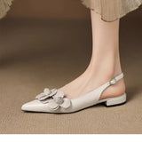 Xajzpa New Style Luxury Women's Retro Pointed Toe Decal Women's Shoes Fashion Outdoor Party High Heels Sandals Zapatos Mujer
