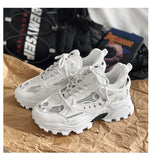 Xajzpa Men's Vulcanized Shoes Luxury Sneakers Harajuku Chunky Sneakers Autumn Running Footwear Male High Fashion Zapatos Hombre