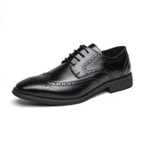 Xajzpa 2025 High Quality Handmade Oxford Dress Shoes Men Genuine Cow Leather Suit Shoes Footwear Wedding Formal Italian Shoes Hot