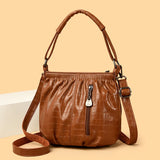 Six Color Optional Bag Retro Women's Shoulder Bags High Quality Leather Crossbody Bags Luxury Designer Brand Female Storage Bag