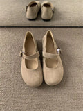 Xajzpa Shoes Rubber Slippers Slipers Women Shallow 2025 Round Toe Mary Janes Shallow Female Shoes Rubber Slippers 2025 Mary Janes Round