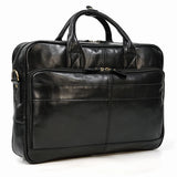 Xajzpa Genuine Leather Briefcase For Man Large Capacity Computer Bag Cow Leather Messenger Bag Handbag For Male Black Business Bags